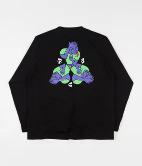 Polar Torso Long Sleeve T-Shirt - Black