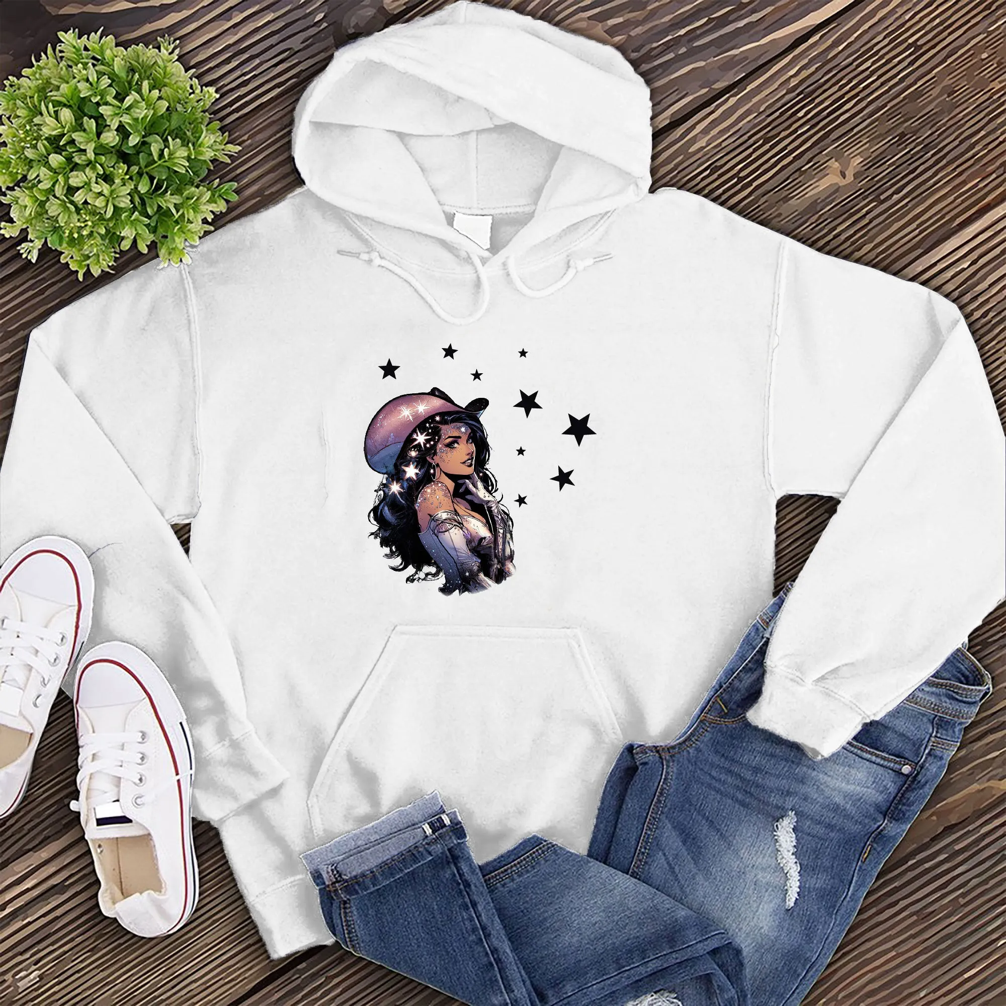 Pop Cosmic Cowgirl Hoodie