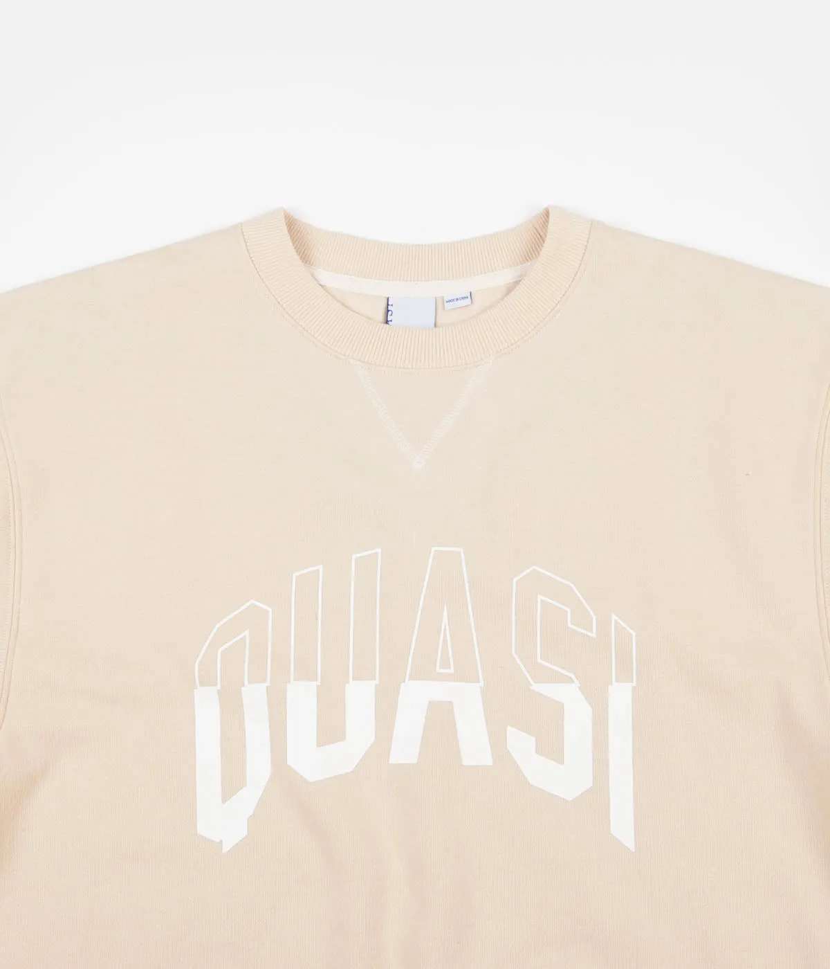 Quasi Arc Crewneck Sweatshirt - Oatmeal