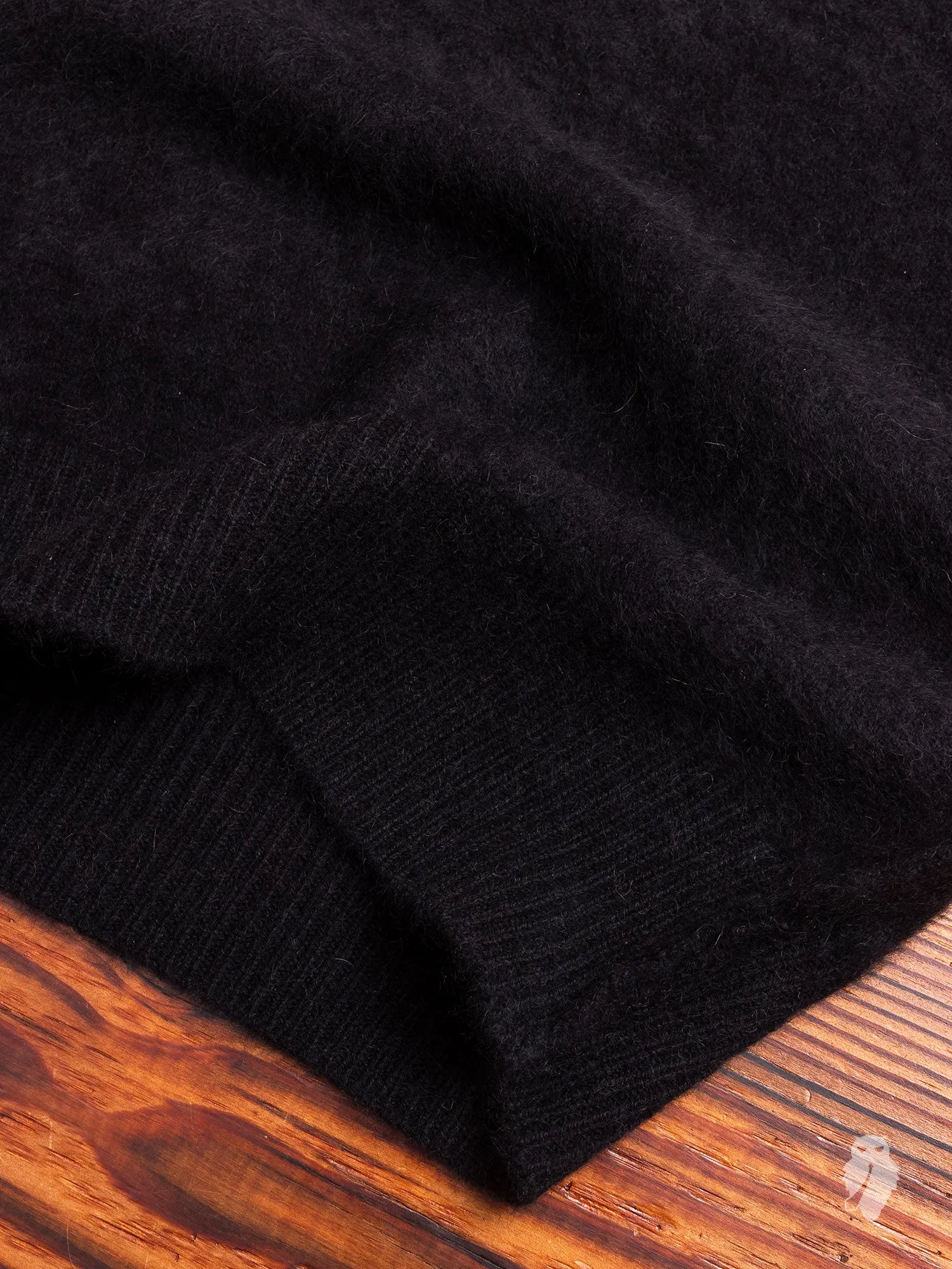 Raccoon Fur Sweater in Camel