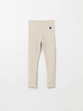 Ribbed Kids Leggings