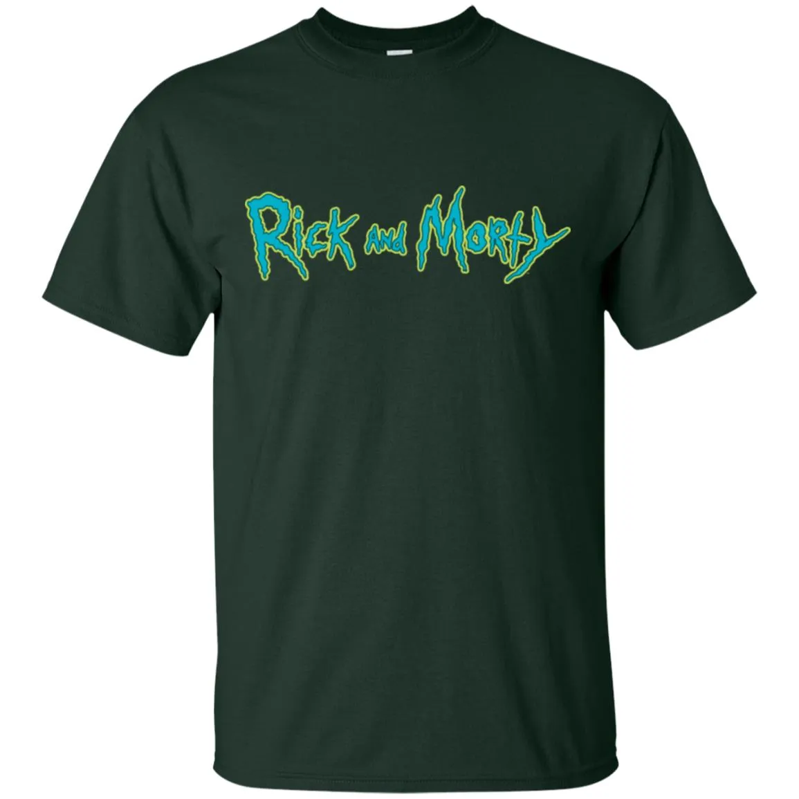 Rick And Morty Title Typography Men T-Shirt