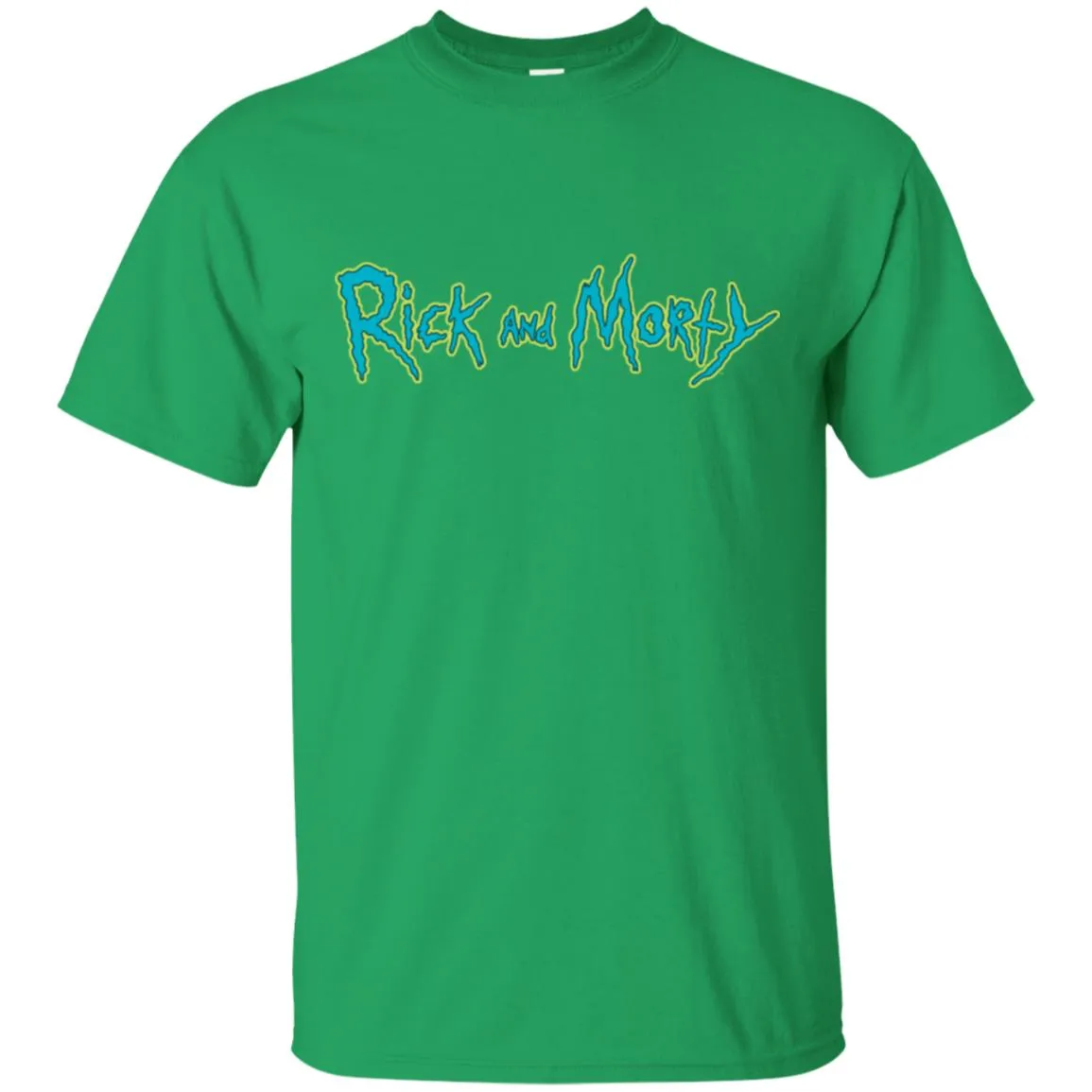 Rick And Morty Title Typography Men T-Shirt