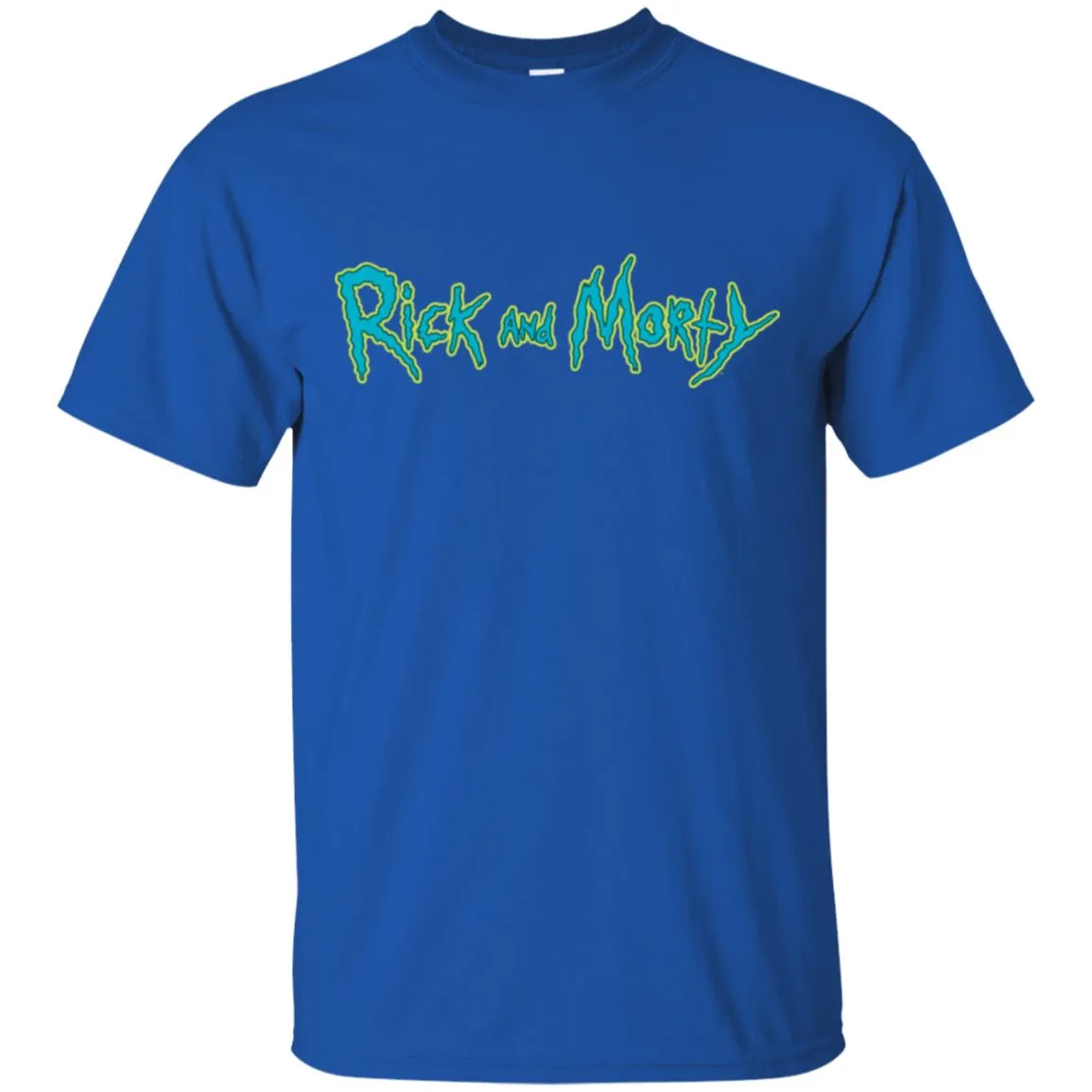Rick And Morty Title Typography Men T-Shirt