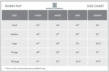 Robin Top *FINAL SALE*