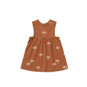 Rylee   Cru Layla Dress - Rust Umbrellas