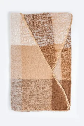 Scarf In Beige And Brown