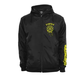 SCARFOLD - "Graffiti" Black Windbreaker