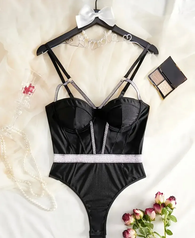 Sexy Braid Bodycon Bodysuit