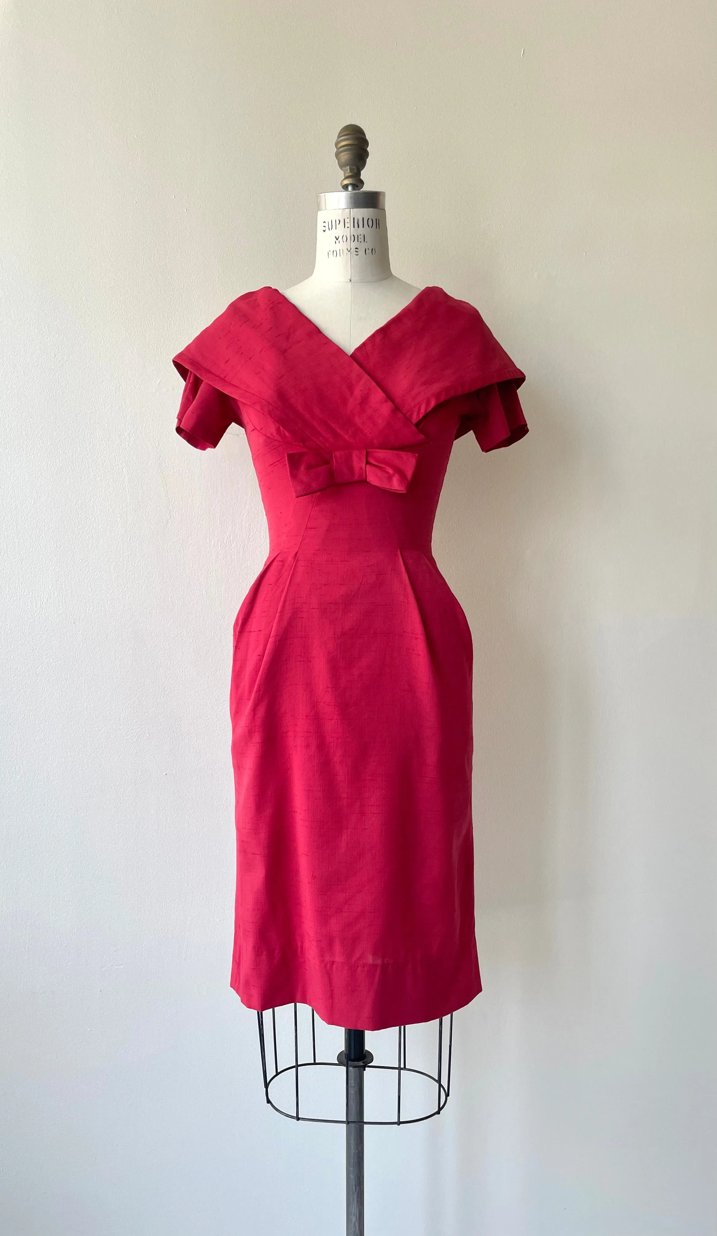 Sirena Silk Dress | 1950s