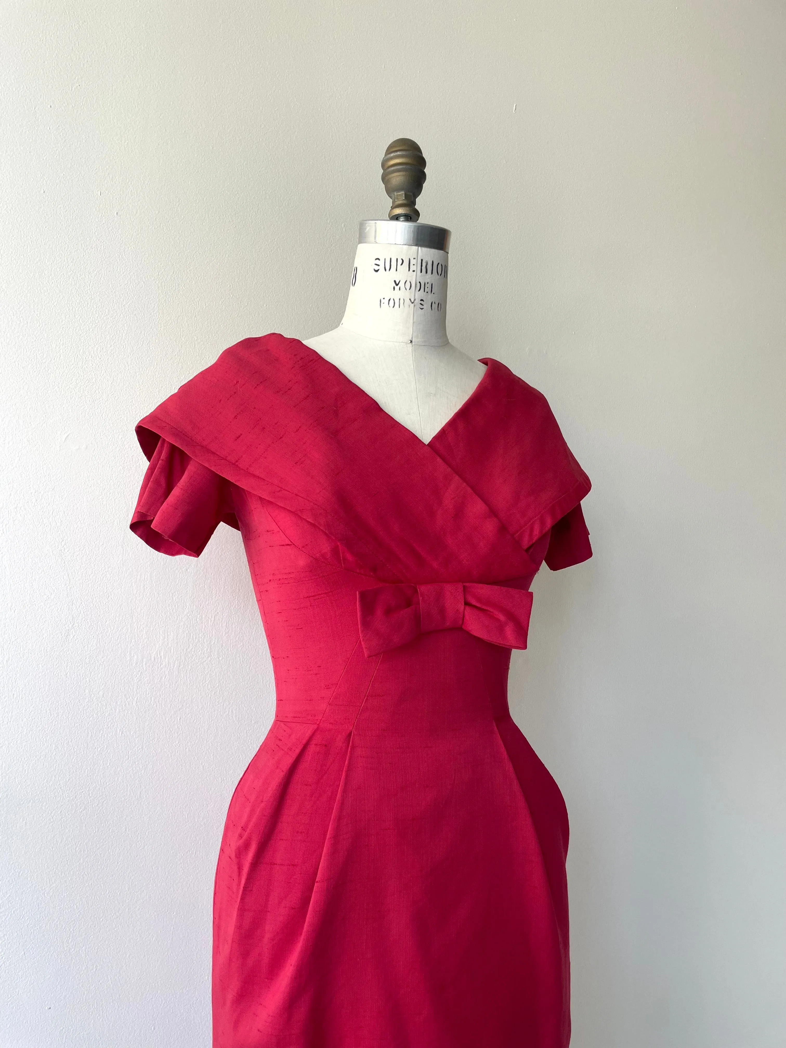 Sirena Silk Dress | 1950s