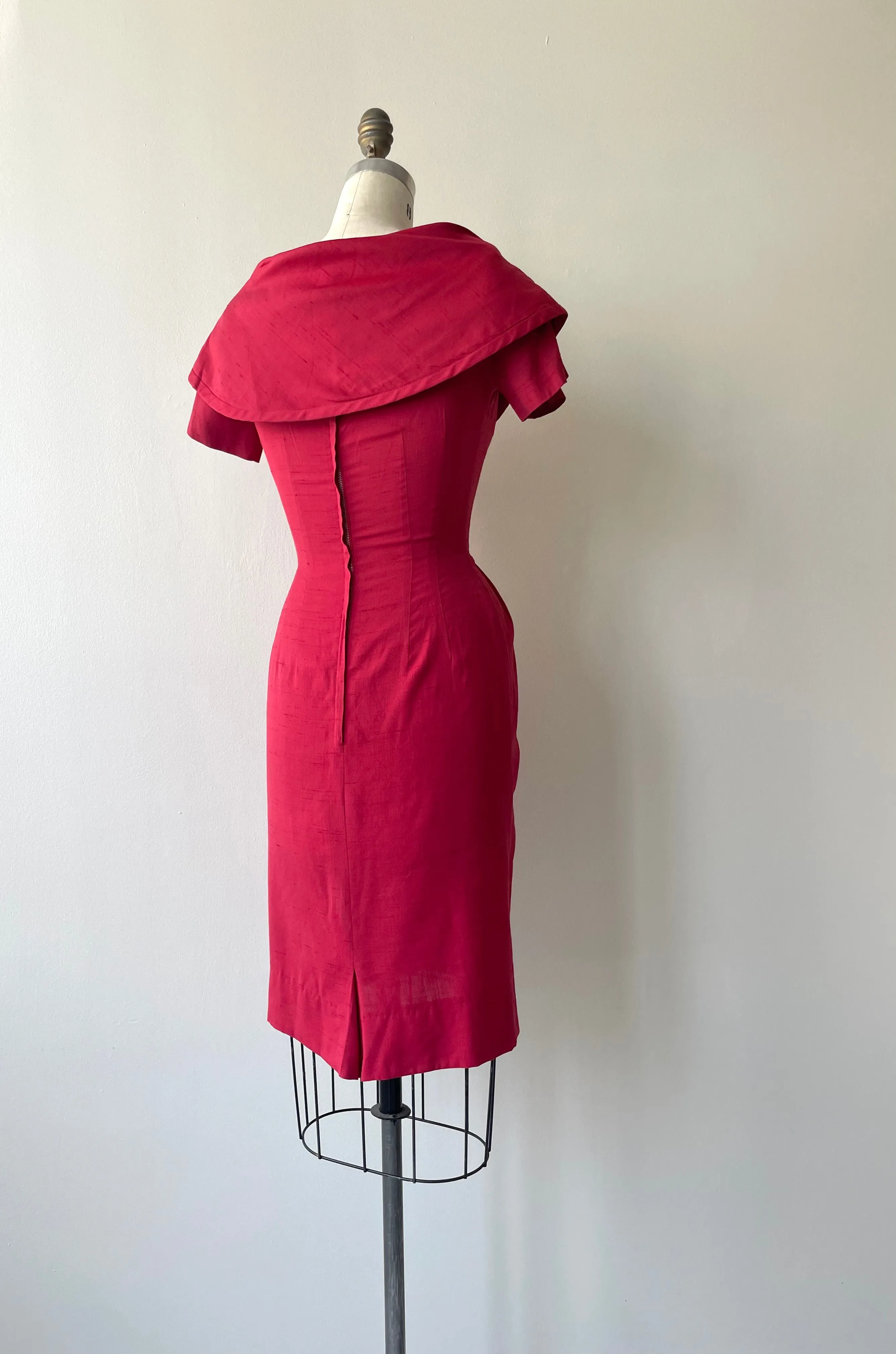 Sirena Silk Dress | 1950s