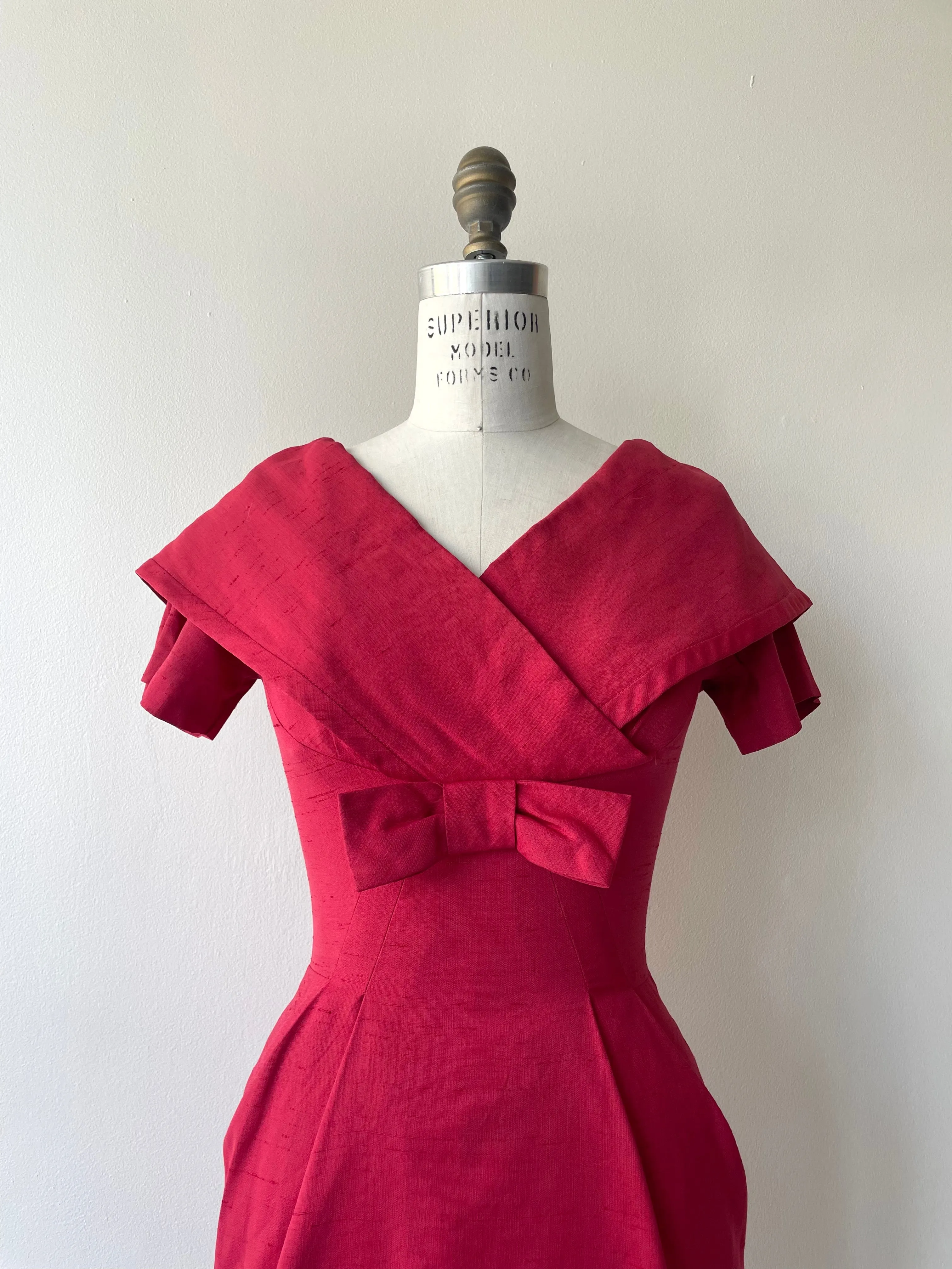 Sirena Silk Dress | 1950s
