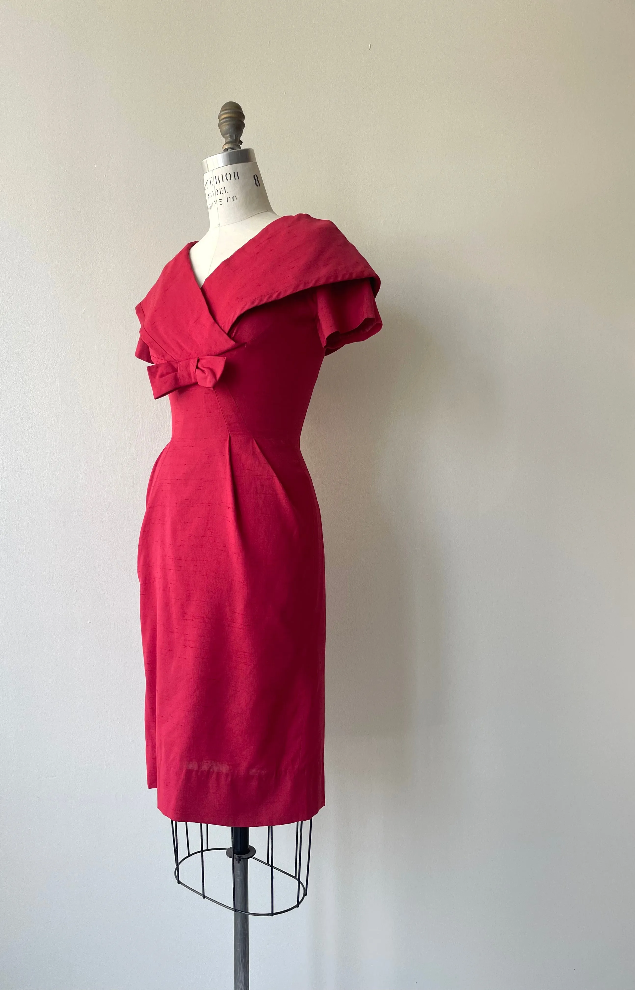 Sirena Silk Dress | 1950s