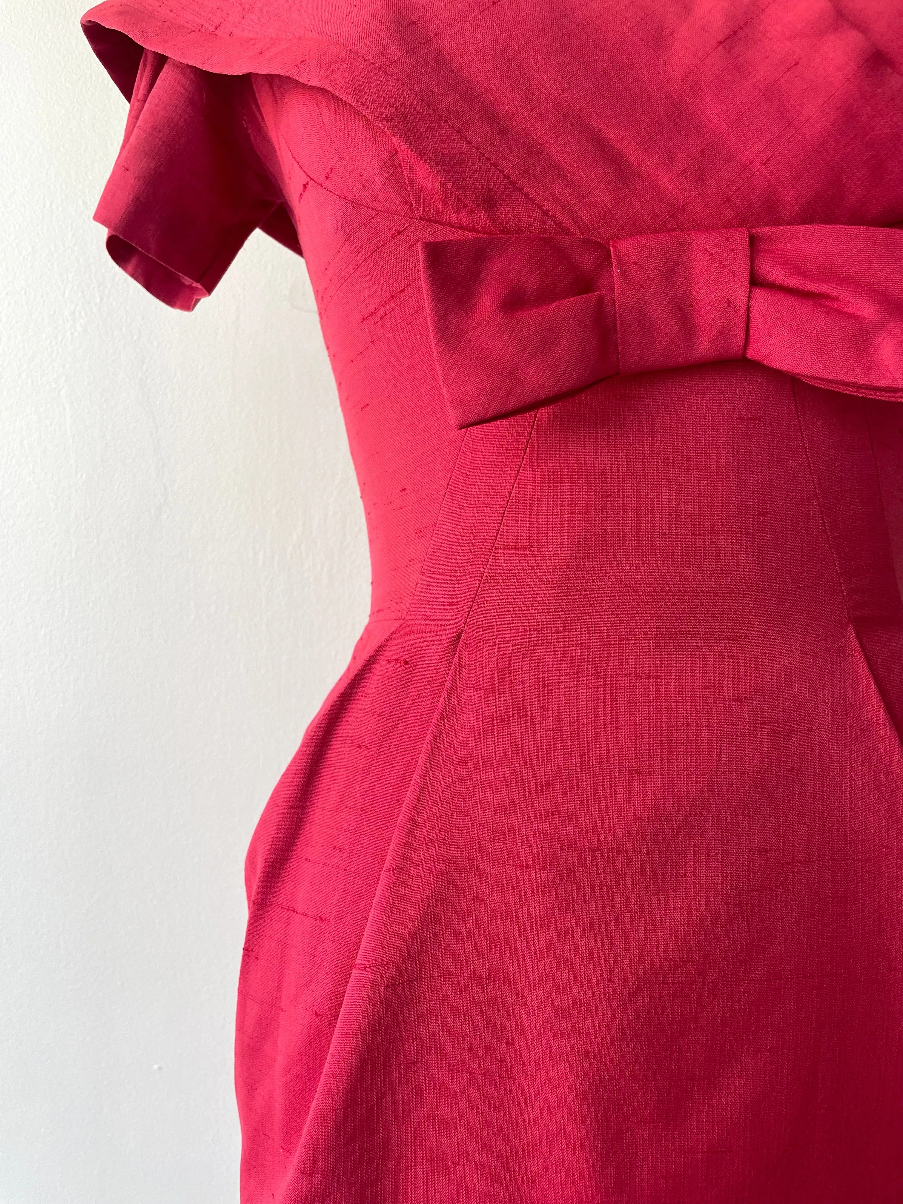 Sirena Silk Dress | 1950s