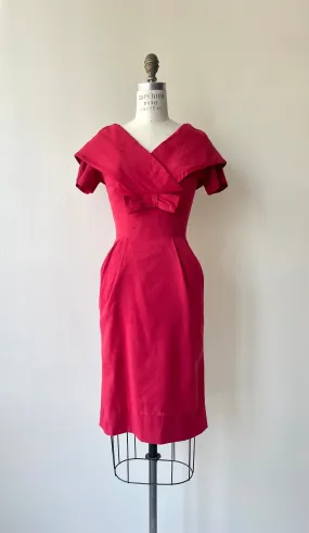 Sirena Silk Dress | 1950s