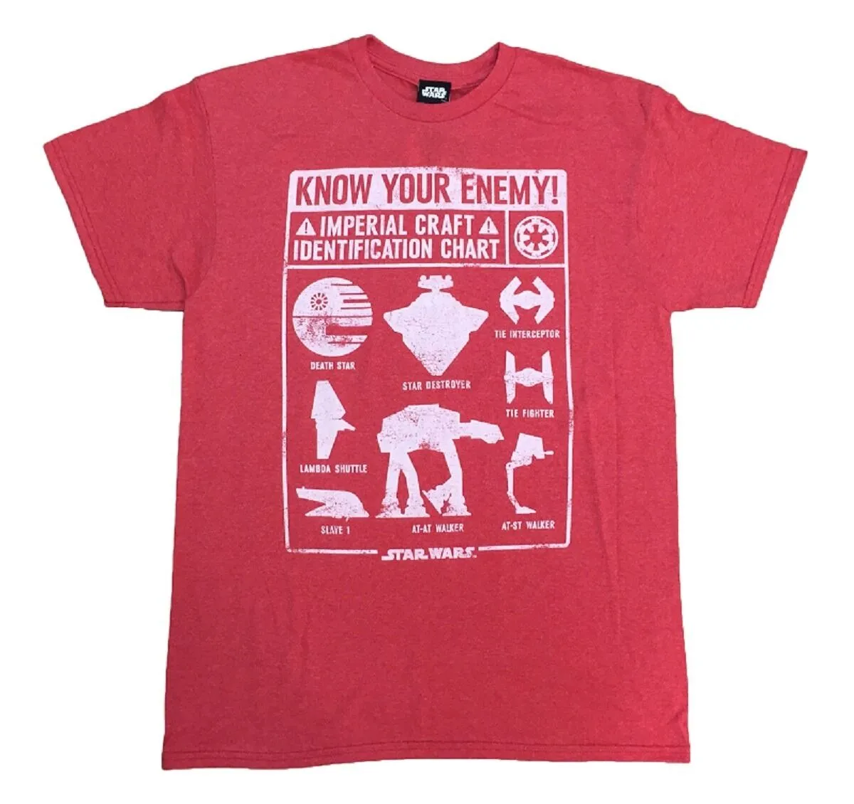 Star Wars Movie Know Your Enemy Adult T-Shirt