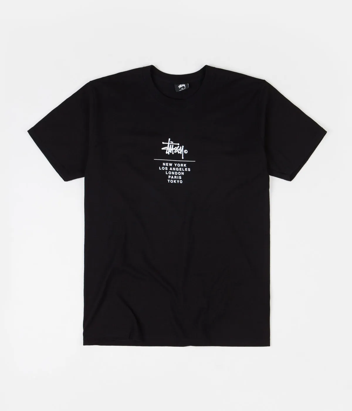Stussy City Stack T-Shirt - Black