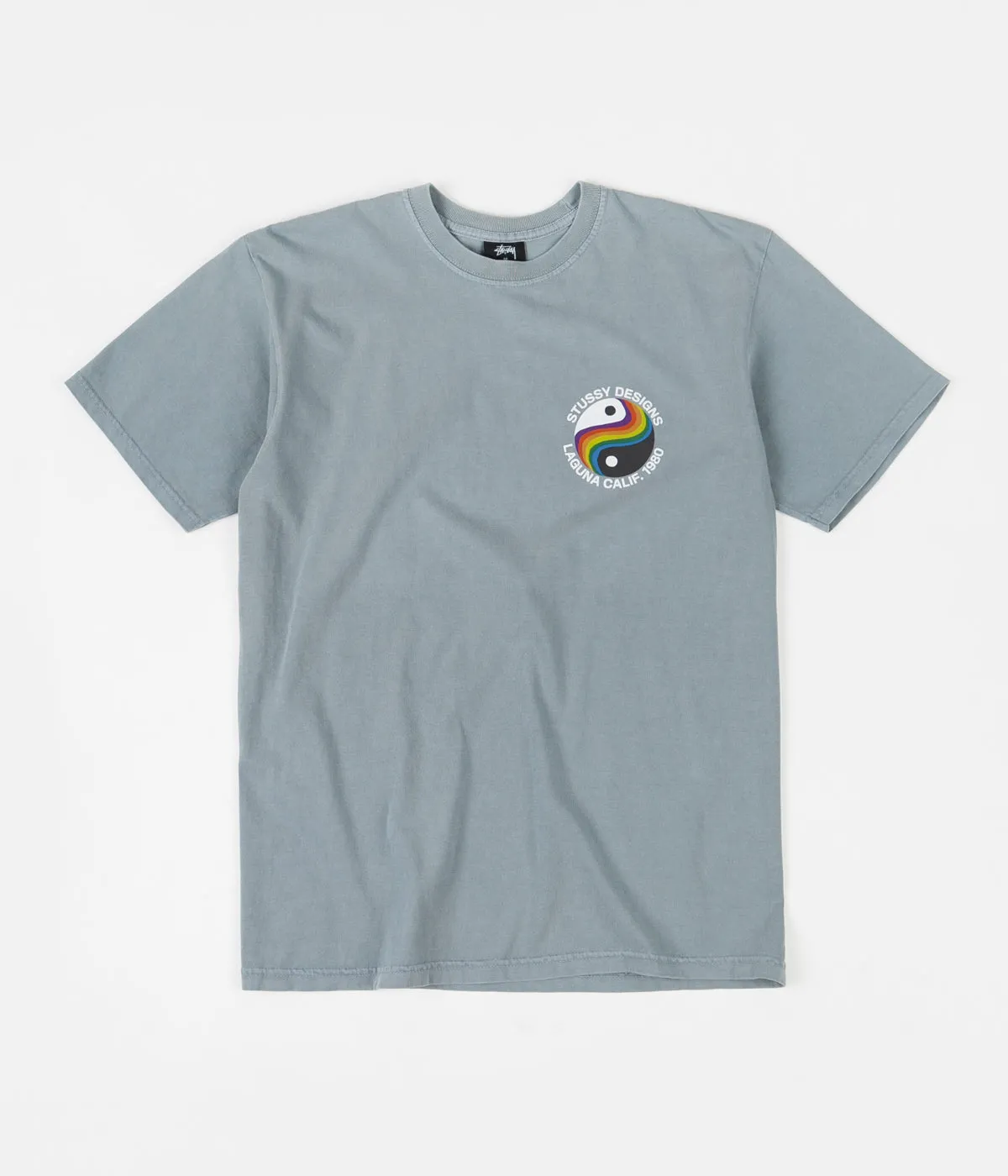 Stussy Laguna 80 Pigment Dyed T-Shirt - Slate