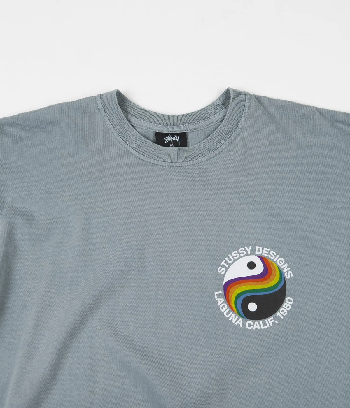 Stussy Laguna 80 Pigment Dyed T-Shirt - Slate