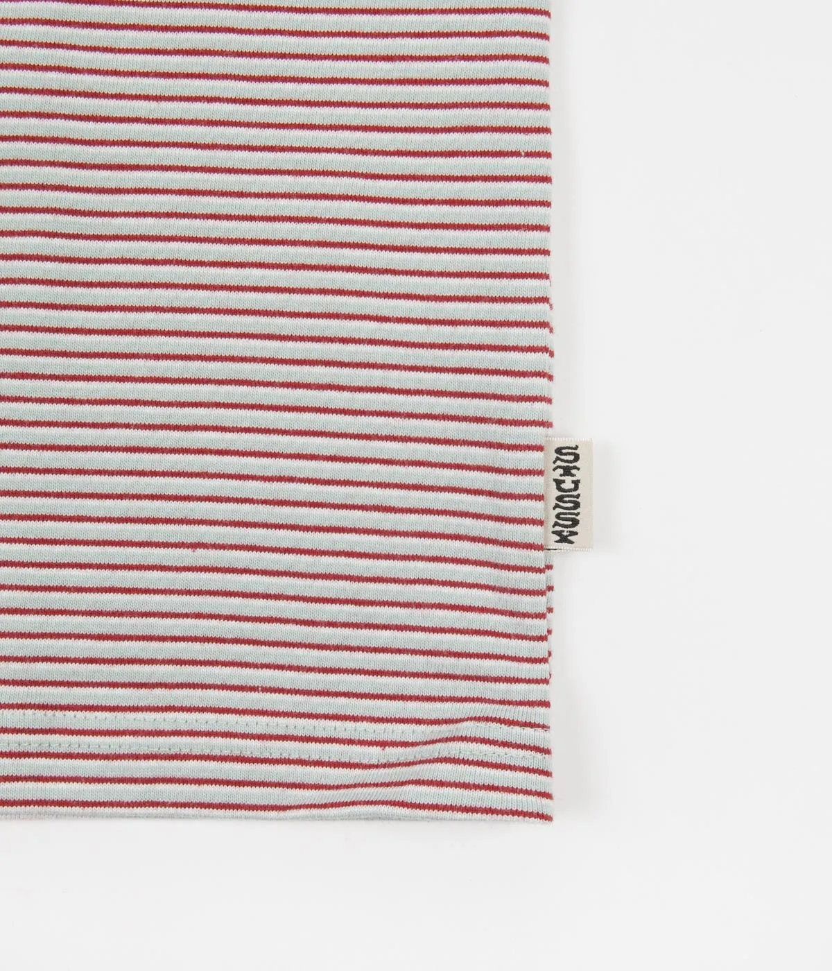 Stussy Mini Stripe T-Shirt - Sage