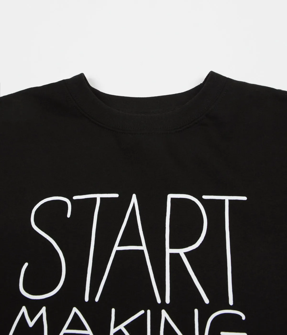 The Quiet Life Start Making Sense Crewneck Sweatshirt - Black