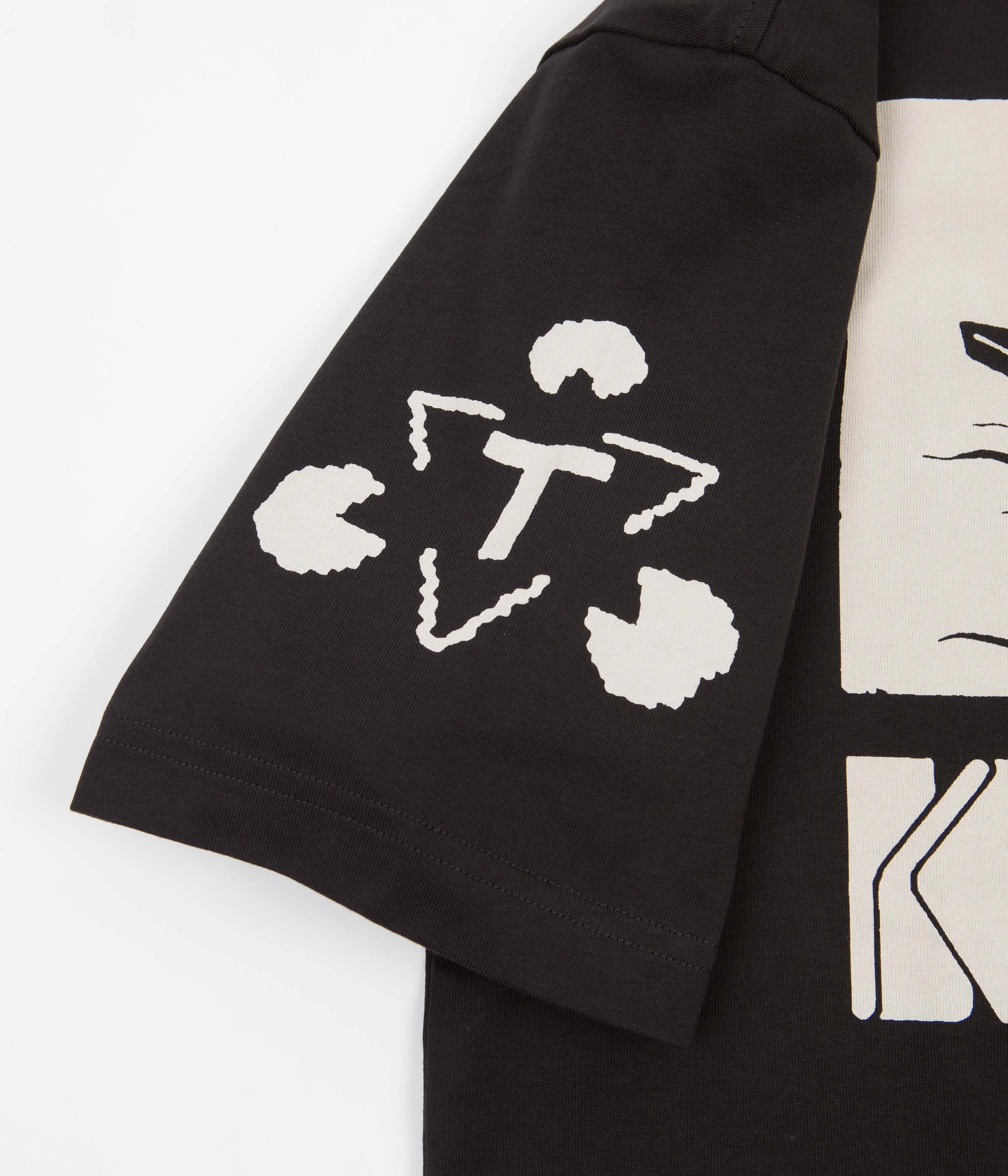 The Trilogy Tapes Knyx Canoe Radio T-Shirt - Black