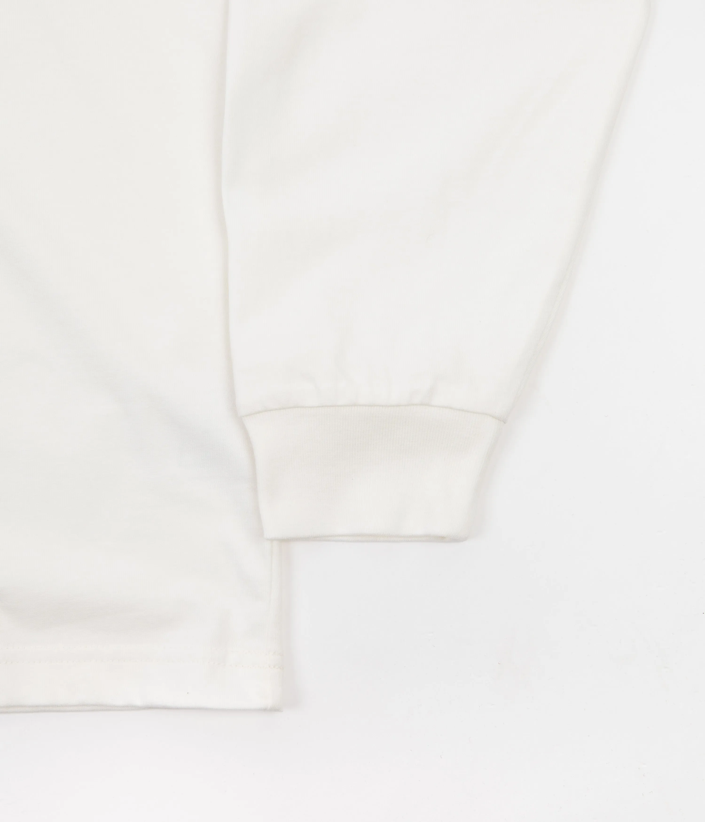 The Trilogy Tapes Labyrinth Long Sleeve T-Shirt - White