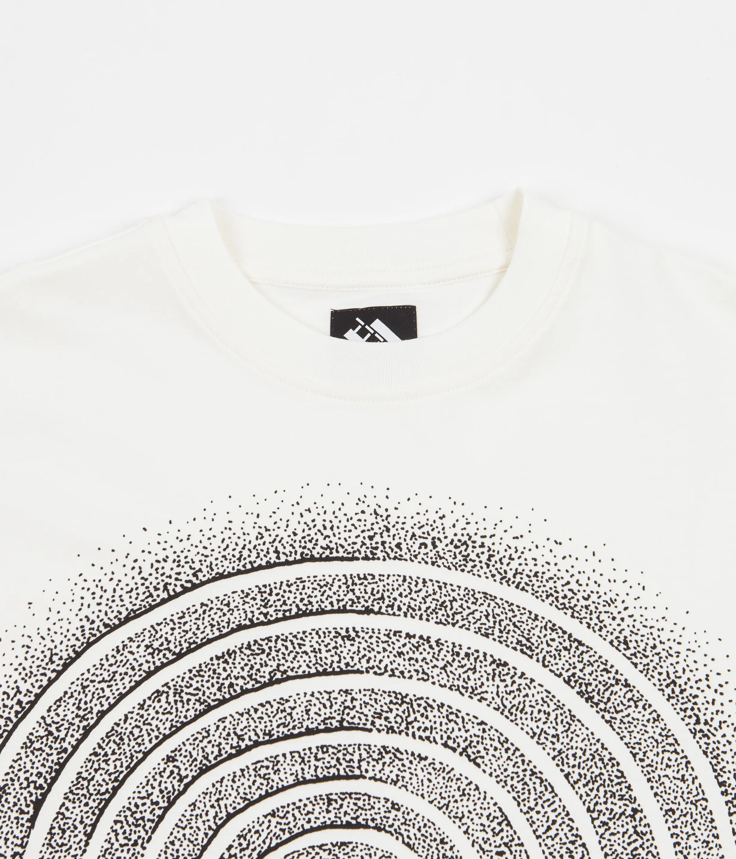 The Trilogy Tapes Labyrinth Long Sleeve T-Shirt - White