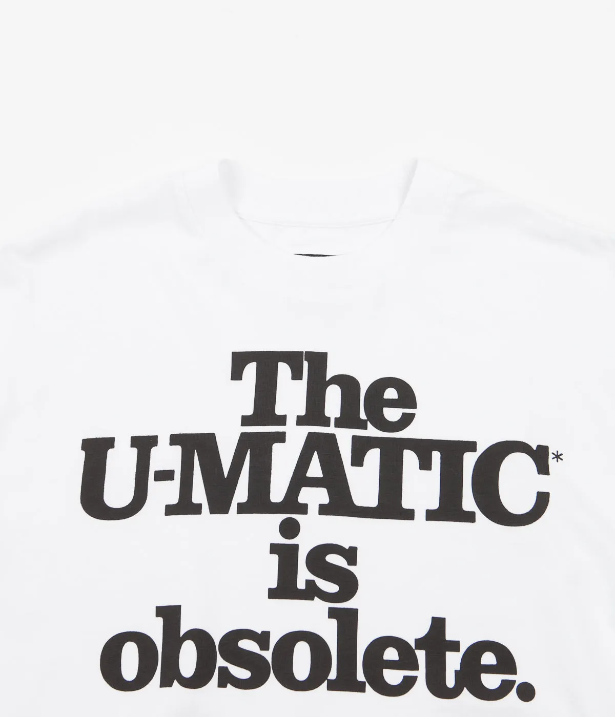 The Trilogy Tapes U-Matic Long Sleeve T-Shirt - White