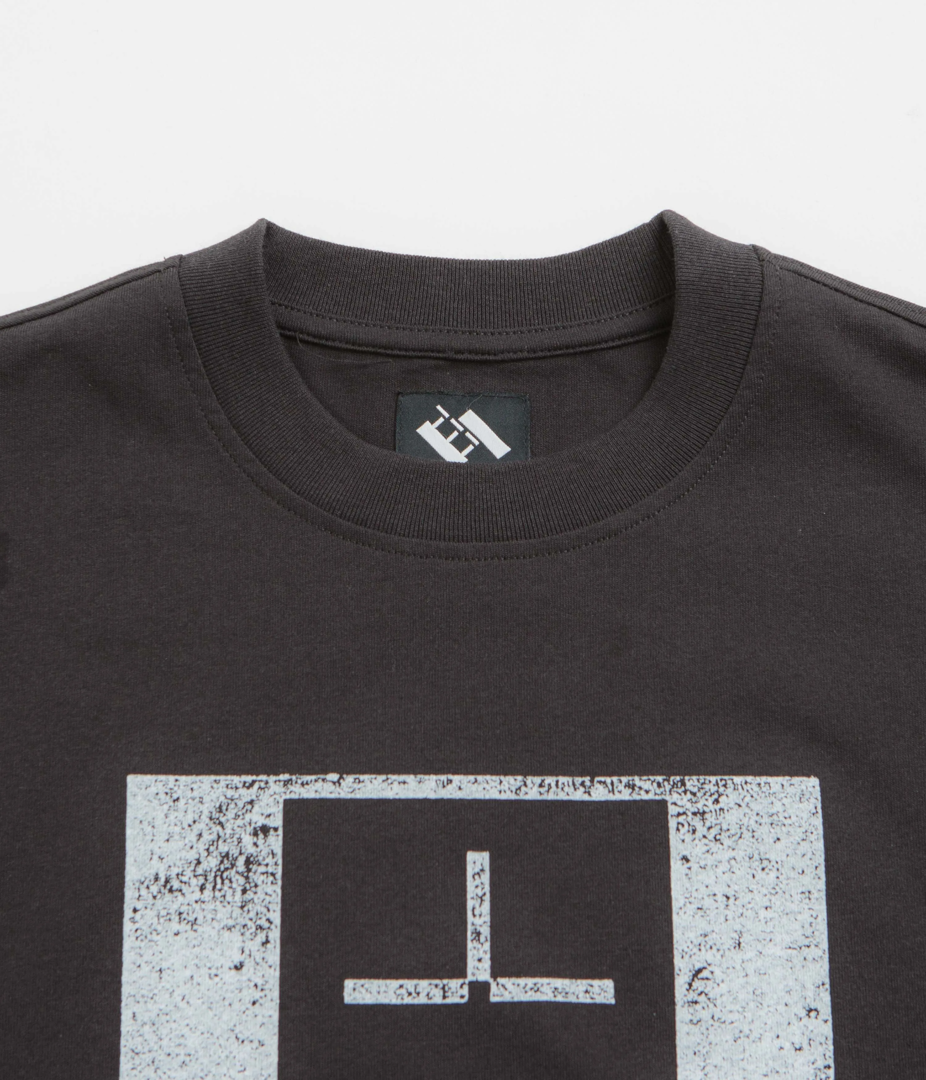 The Trilogy Tapes Upside Down Stamp T'S T-Shirt - Black