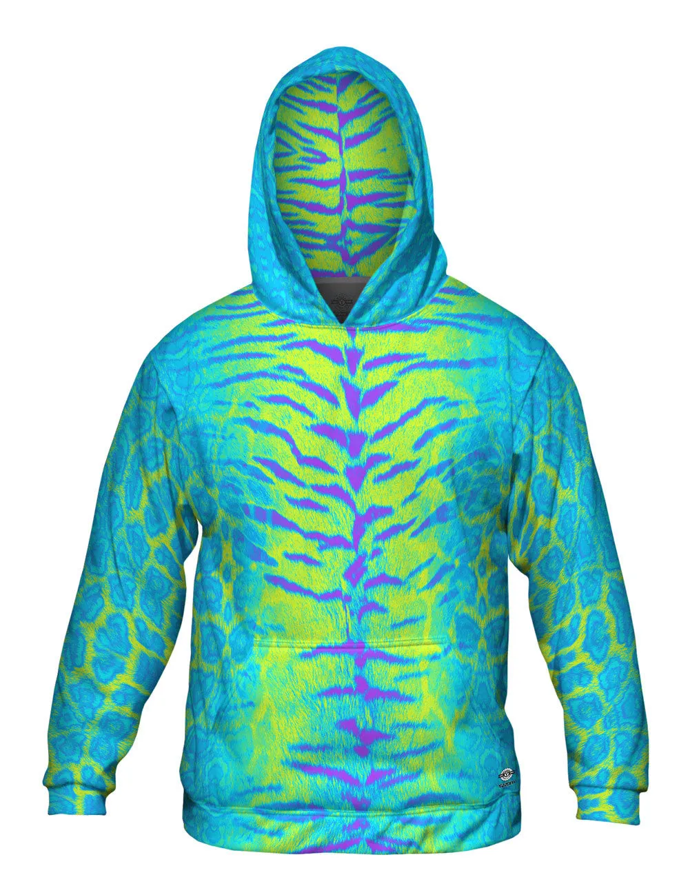 Tiger Leopard Skin Blue Purple Green