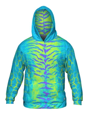 Tiger Leopard Skin Blue Purple Green