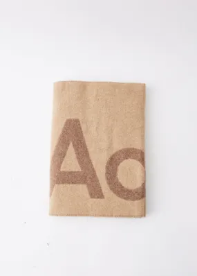 Toronty Logo Contrast Scarf