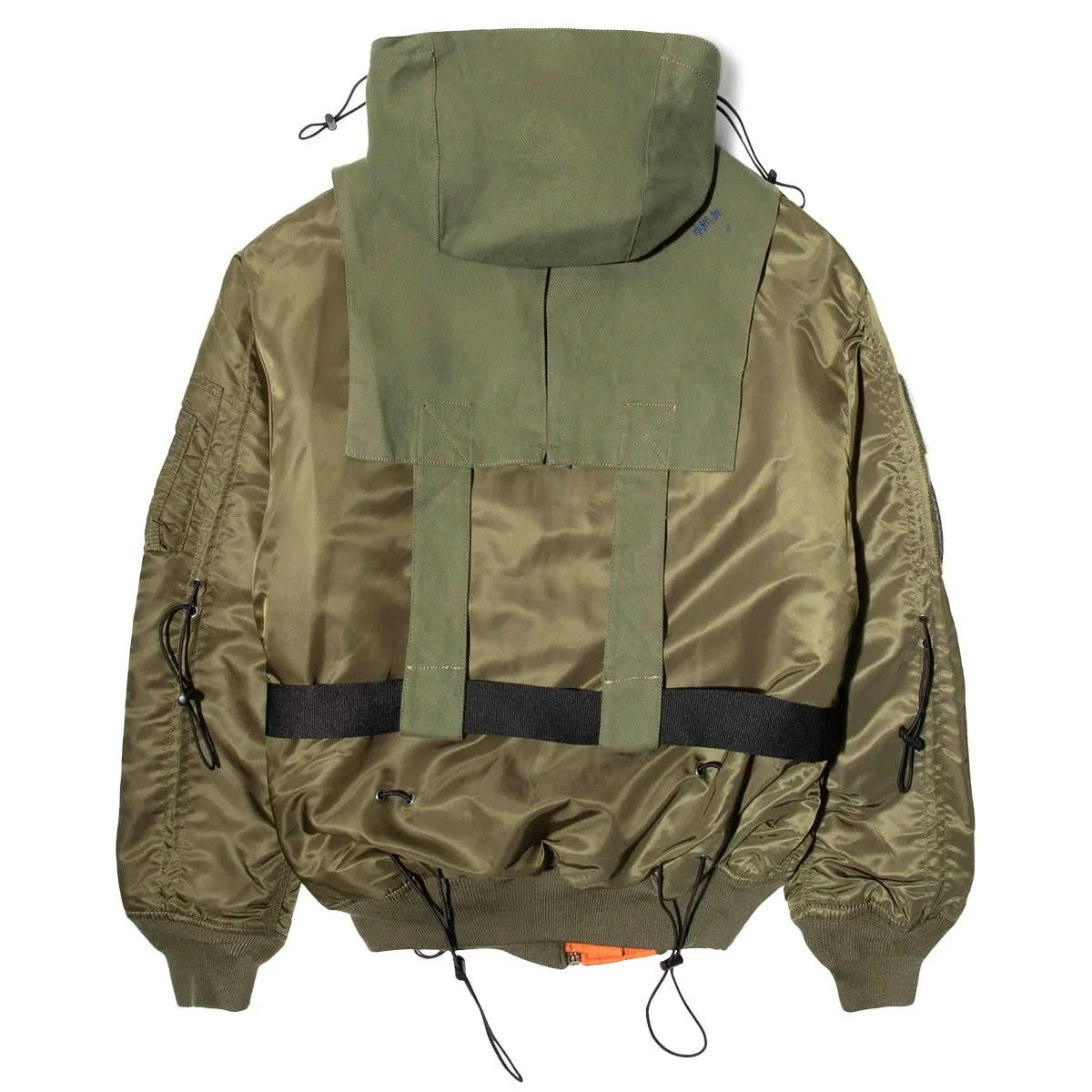 x Alpha Industries PACKABLE MA-1 JACKET W/ HOOD